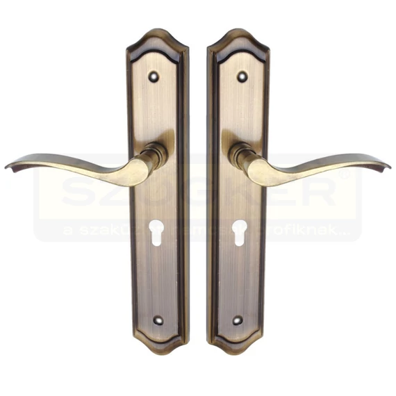 MALAGA KILINCSGARNITÚRA 92mm CILINDERES SÚROLT BRONZ MAESTRO 113MAMA06164 EGYEDI