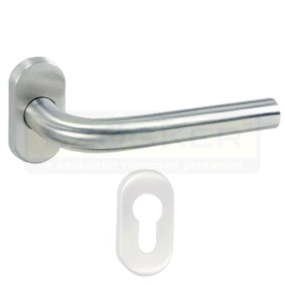 KILINCSGARNITÚRA L INOX ALSÓ OVÁL ROZETTA NÉLKÜLI MHA 808/19