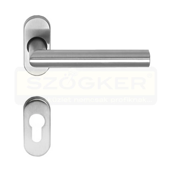 THEMA-PRO KILINCSGARNITÚRA OVÁLROZETTÁS CILINDERES INOX MAESTRO 118404024201