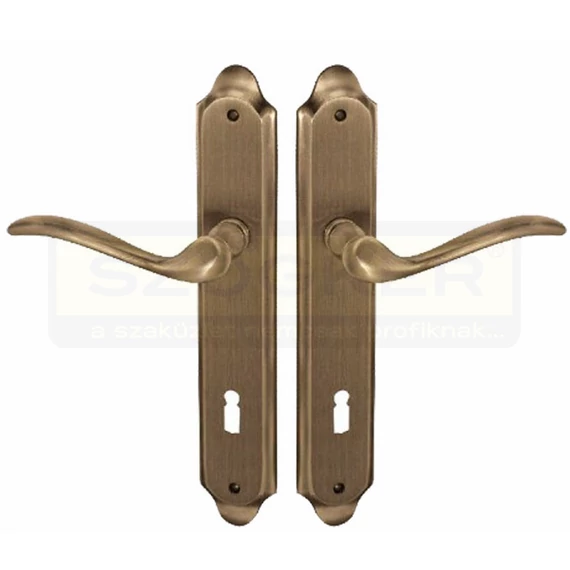 TOLOSA KILINCSGARNITÚRA 90mm KULCSOS SÚROLT BRONZ MAESTRO 113161606124