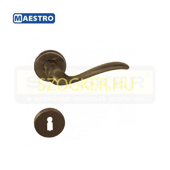 TOLOSA KILINCSGARNITÚRA ROZETTÁS KULCSOS SÚROLT BRONZ MAESTRO 113161621101