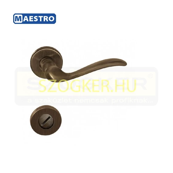 TOLOSA KILINCSGARNITÚRA ROZETTÁS WC SÚROLT BRONZ MAESTRO 113161621301