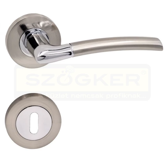 VESTA KILINCSGARNITÚRA ROZETTÁS KULCSOS KRÓM-INOX MAESTRO 116231BB11
