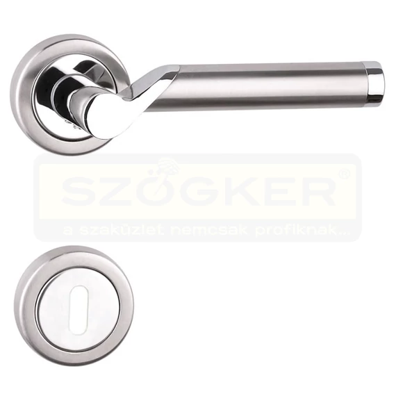 VIVA KILINCSGARNITÚRA ROZETTÁS KULCSOS INOX MAESTRO 125.2231B65