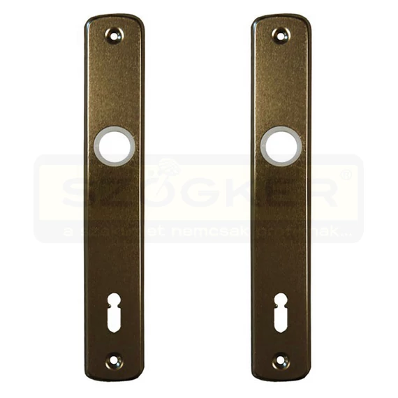 AJTÓZÁRCÍM GARNITÚRA F5 90mm KULCSOS MAGYAR ANTIK-BRONZ