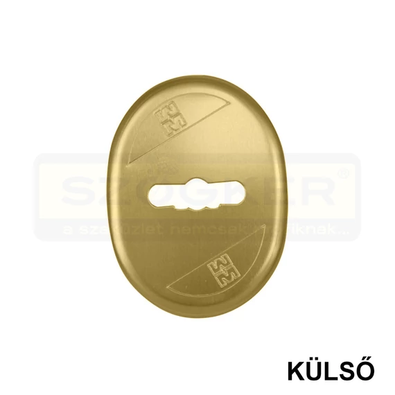 AJTÓZÁRCÍM OVÁL 70*55mm SR KÉTTOLLÚ ZÁRHOZ KÜLSŐ RÉSZ MOTTURA 95323/SR