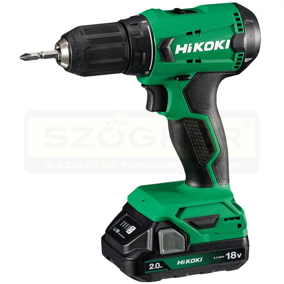 AKKUS FÚRÓ-CSAVAROZÓ  18V 2DB 2Ah AKKU+TÖLTŐ+KOFFER HIKOKI DS18DA-KOFFER