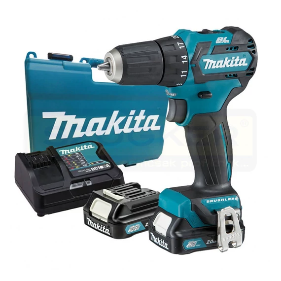 MAKITA DF332DSAE AKKUS FÚRÓ-CSAVAROZÓ 10,8V 2DB 2,0Ah AKKUVAL 35/21Nm