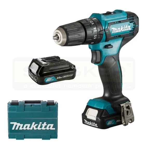 MAKITA HP333DSAE AKKUS FÚRÓ-CSAVAROZÓ 12V 2DB 2Ah AKKUVAL 30Nm