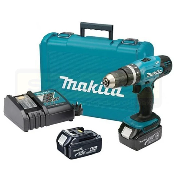 MAKITA DHP453RFE AKKUS ÜTVEFÚRÓ-CSAVAROZÓ 18V 2DB 3Ah AKKUVAL 42/27Nm