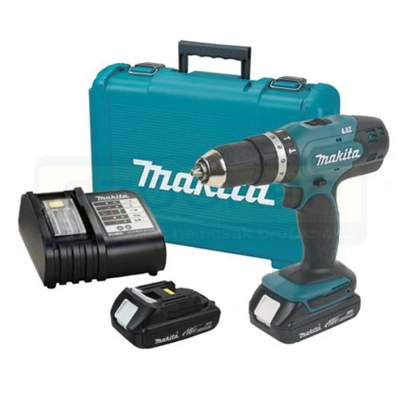 MAKITA DDF453SYE AKKUS FÚRÓ-CSAVAROZÓ 18V 2DB 1,5Ah AKKU 16FOK. 42/27Nm