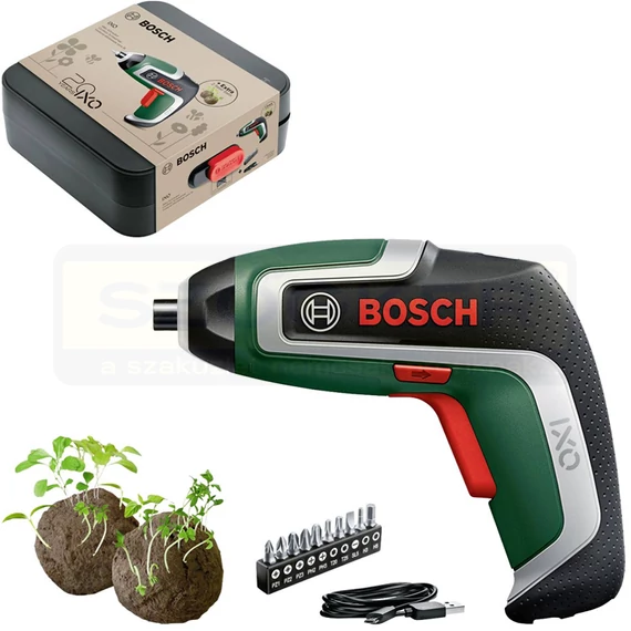 BOSCH 06039E0009 AKKUS CSAVAROZÓ 3.6V IXO 7+2DB VIRÁGMAG,MICROUSB