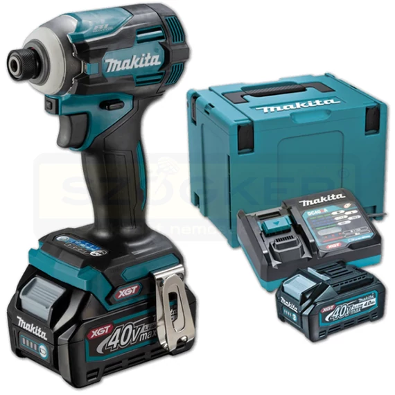MAKITA TW001GM201 AKKUS ÜTVECSAVARBEHAJTÓ 40V 2DB 4Ah AKKUVAL+TÖLTŐ+KOFFER