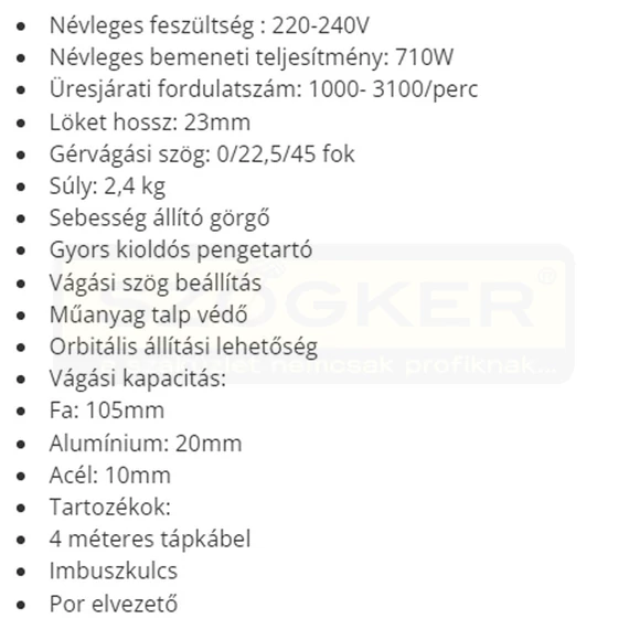 DEKOPÍRFŰRÉSZ 710W JS710 PRO F.F.GROUP 41342