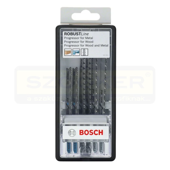 BOSCH 2607010531 DEKOPÍR FŰRÉSZLAP KÉSZLET 6DB T 123X, T 234X, T 345XF,