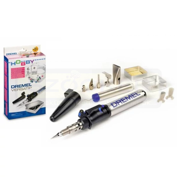 DREMEL F0132000KA FORRASZTÓPÁKA GÁZOS KÉSZLET HOBBY VERSATIP. +6DB TARTOZÉK