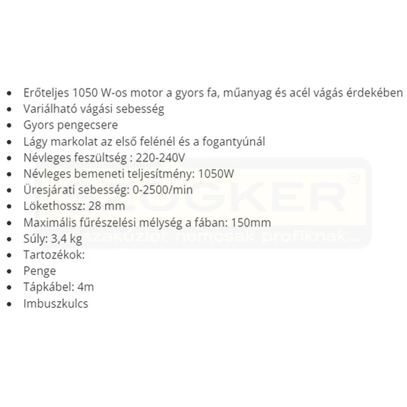 KARDFŰRÉSZ 1050W RS 1050E PLUS F.F.GROUP 41346