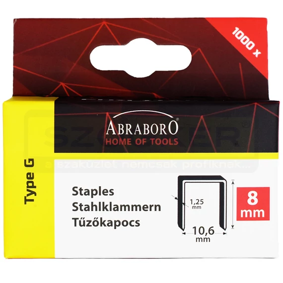 TŰZŐKAPOCS 10.6*1,25 8mm 1000DB/CSOM. G TÍPUS IMPORT