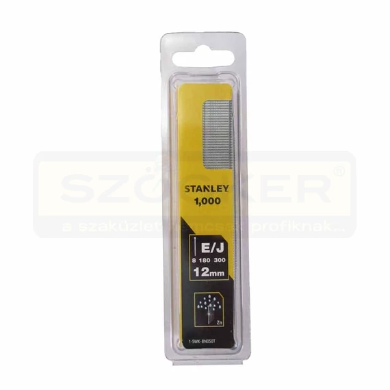 STANLEY 1-SWKBN050T TŰZŐSZEG E/J 12mm 1000DB/CSOMAG HG.