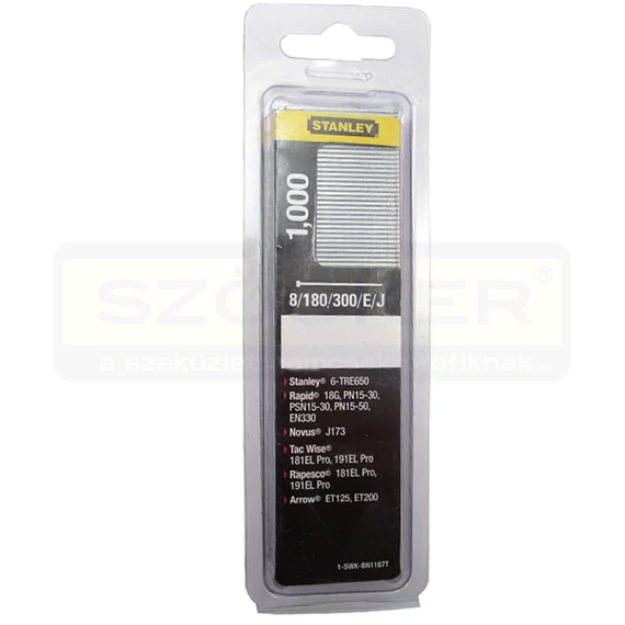 STANLEY 1-SWKBN1187T TŰZŐSZEG E/J 30mm 1000DB/CSOMAG HG.