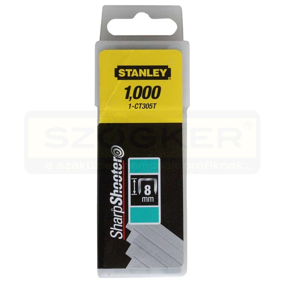 STANLEY 1-CT305T TŰZŐKAPOCS CT 8*8mm 1000DB/CSOMAG HG.