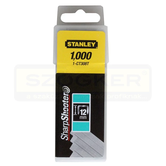 STANLEY 1-CT308T TŰZŐKAPOCS CT 12*8mm 1000DB/CSOMAG HG.