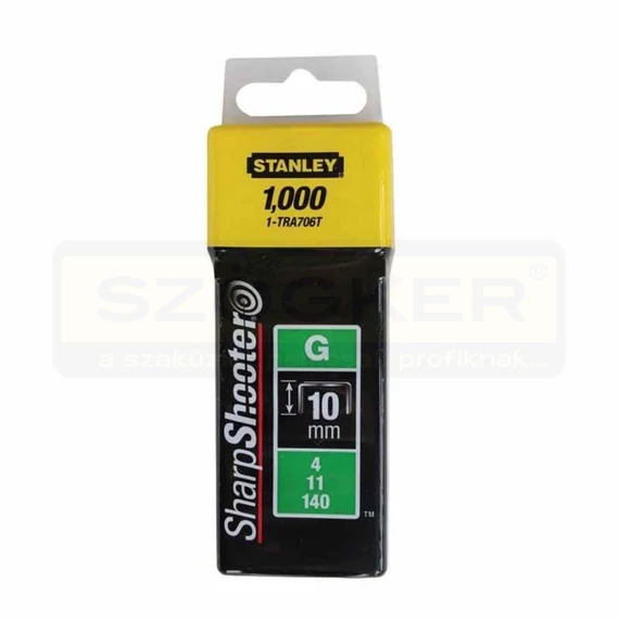 STANLEY 1-TRA706T TŰZŐKAPOCS G 10*10,6mm 1000DB/CSOMAG HG.