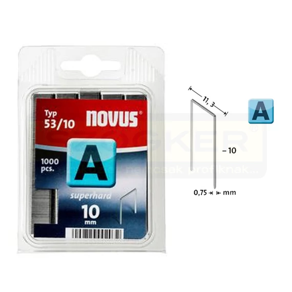 TŰZŐKAPOCS A 10*11,3mm TYPE53/A/M53 1000DB/CS KEMÉNY NOVUS 042-0357 53/10