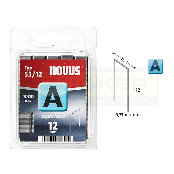 TŰZŐKAPOCS A 12*11,3mm TYPE53/A/M53 1000DB/CS KEMÉNY NOVUS 042-0358 53/12