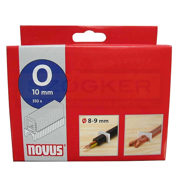 TŰZŐKAPOCS 10 O KÁBELHEZ 350DB/CSOM. MŰANYAG BETÉTTEL NOVUS 042-0745