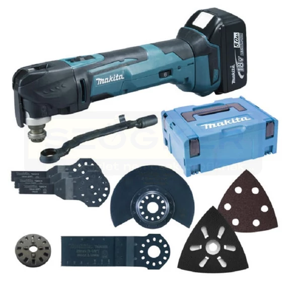 MAKITA DTM51RTJX4 MULTIFUNKCIÓS KISGÉP AKKUS 18V 2DB 5Ah AKKUVAL+KOFFER