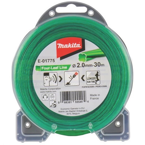 MAKITA E-01775 DAMIL D2.0 FŰKASZÁHOZ 30M/CSOMAG NÉGYLEVELŰ ZÖLD