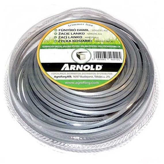 DAMIL D2.7 FŰKASZÁHOZ 15M SZÖGLETES ALU IMPORT FIN027/A/B