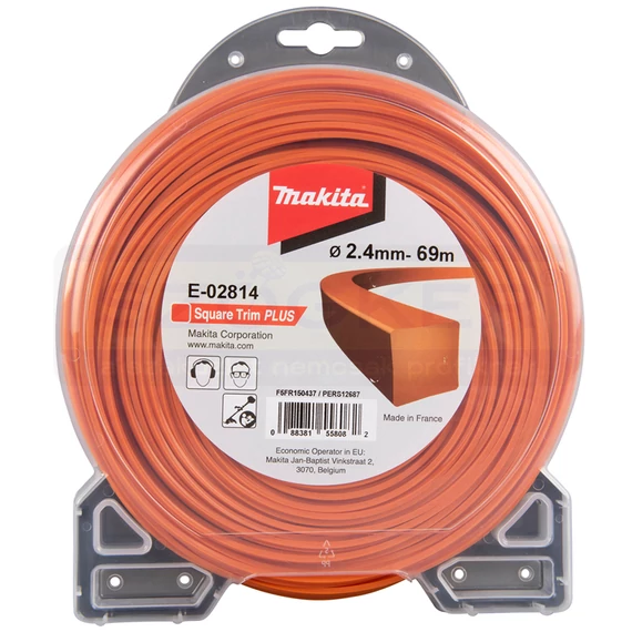 MAKITA E-02814 DAMIL D2.4 FŰKASZÁHOZ 69M/CSOMAG SZÖGLETES SÁRGA
