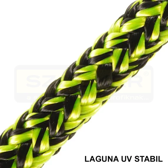 LAGUNA KÖTÉL UV STABIL D06 FEKETE-NEONSÁRGA TB:980KG MAGYAR