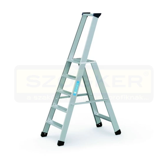 ZARGES 40334 LÉPCSŐS LÉTRA 4 FOKOS Z500 ALU SZERSZÁMTARTÓVAL