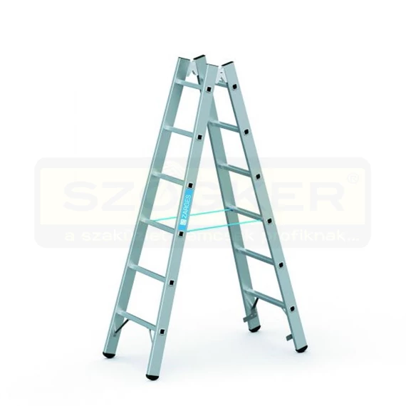 ZARGES 40312 ÁLLÓ LÉTRA 2*8 FOK 2,3M Z600 KÉTOLDALAS