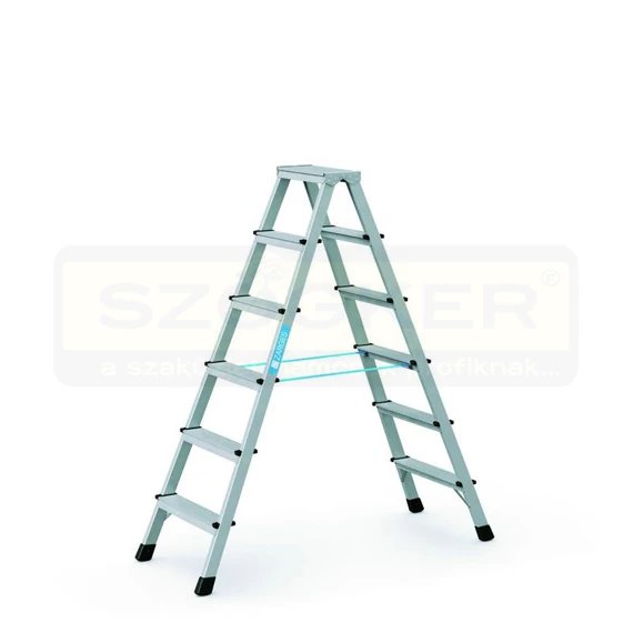 ZARGES 41270 TÖBBF.KÉTRÉSZES LÉTRA 2*10 FOK XLSTEP B Z600 ALU 2OLD.AUT.ZÁR
