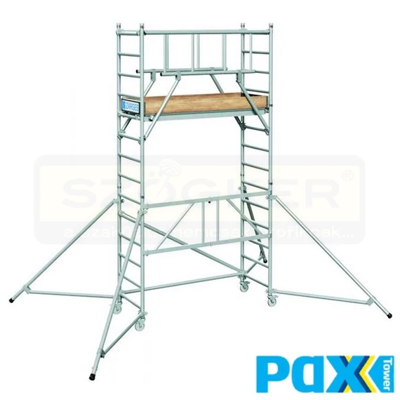 ZARGES 53523 PAX ÁLLVÁNY S-PLUS 1T-3 CSOMAG MUNKA.M:4,55m,ÁLLVÁNY.M:3,65m