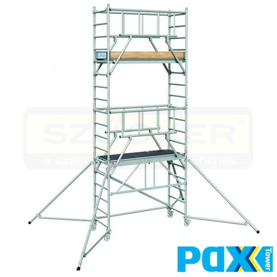 ZARGES 53524 PAX ÁLLVÁNY S-PLUS 1T-4 CSOMAG MUNKA.M:5,55m,ÁLLVÁNY.M:4,65m