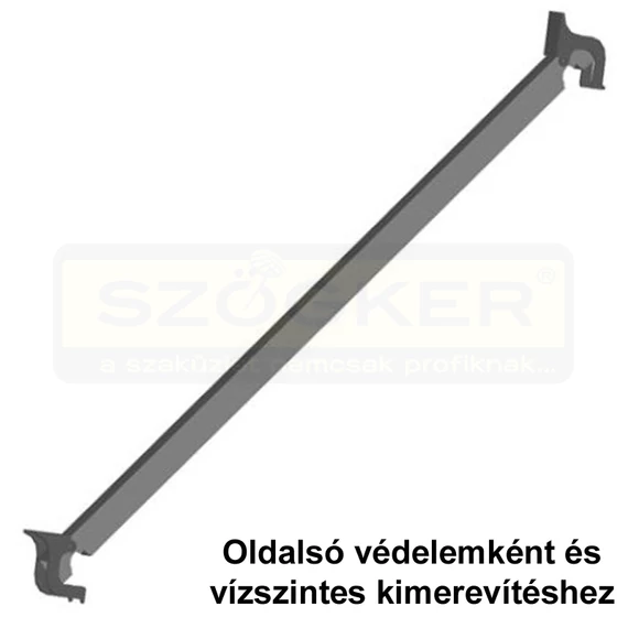 ZARGES 44410 KORLÁTRÚD 1.5M ÁLLVÁNYHOZ MODULMASTER 1500mm HOSSZÚ