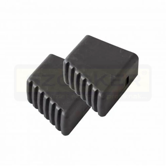LÉTRALÁB-DUGÓ FEKETE - PROFIL: 20X40mm IMPORT