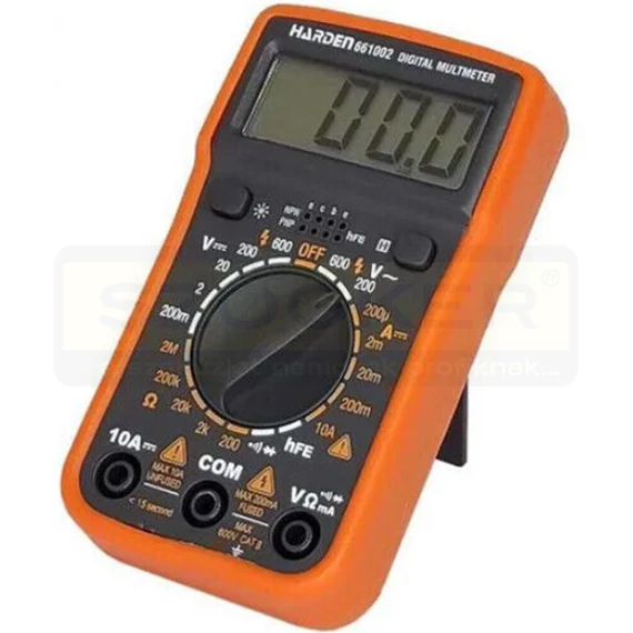 DIGITÁLIS MULTIMÉTER AC/DC 200mA/250V CAT II 600V HARDEN HD-661002