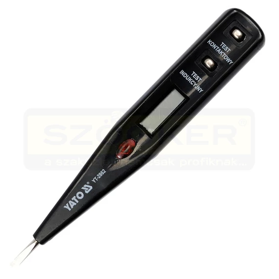 YATO 2862 VOLTMÉRŐ DIGITÁLIS 12-250V LCD KIJELZŐ 50-500HZ