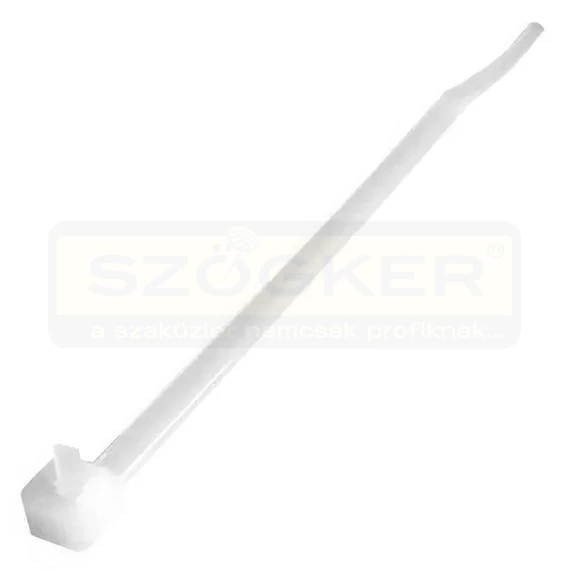 KÖTEGELŐ 150mm FEHÉR(NATÚR) OLDHATÓ FŰZŐKARIKÁS (BONTOTT) IMPORT