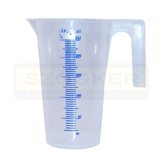 MÉRŐEDÉNY 0.25L MŰANYAG PRESSOL 07060