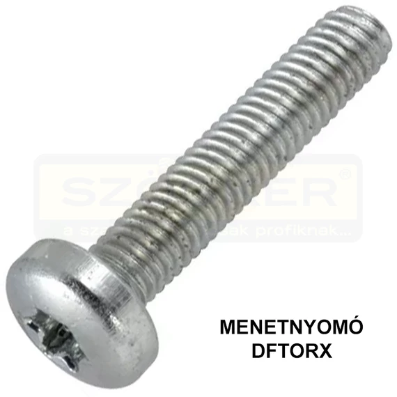 MENETNYOMÓ CSAVAR DFTX M3*10 HG. IMPORT