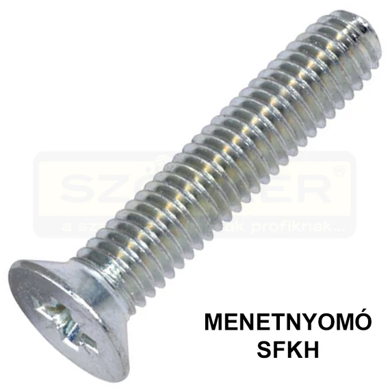 MENETNYOMÓ CSAVAR SFKH M4*8 DIN 7500M HG. IMPORT