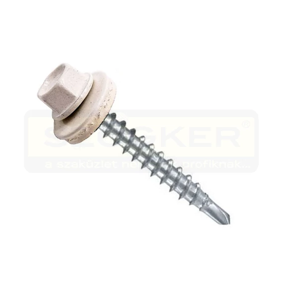L.CSAV.FÁHOZ ÖNF. HLF D4.8*35 ALÁTÉTES FEHÉR EPDM IMPORT-ODT RAL9010