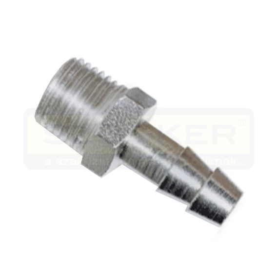 TÖMLŐVÉGES KÜLSŐMENETES CSATLAKOZÓ 1/4col 6mm GAV 1233/2